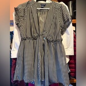 Max Edition Monochrome Polka Dot Blouse